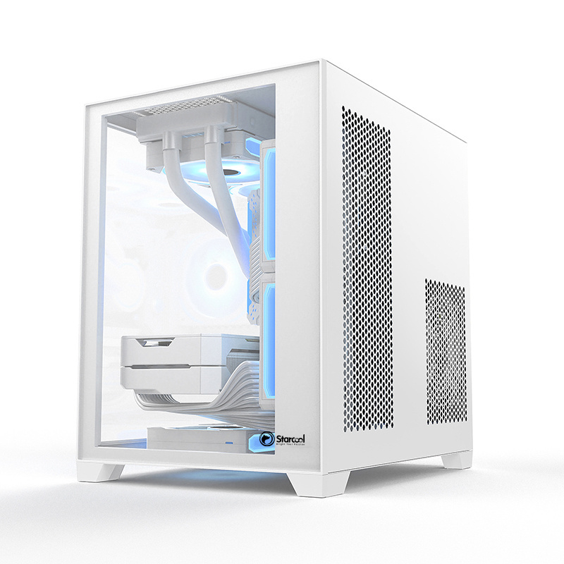 OEM/ODM Horizontal Pc Case M-ATX Gaming Computer Case With Tempered Glass PC Case