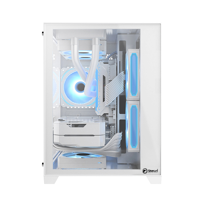 OEM/ODM Horizontal Pc Case M-ATX Gaming Computer Case With Tempered Glass PC Case