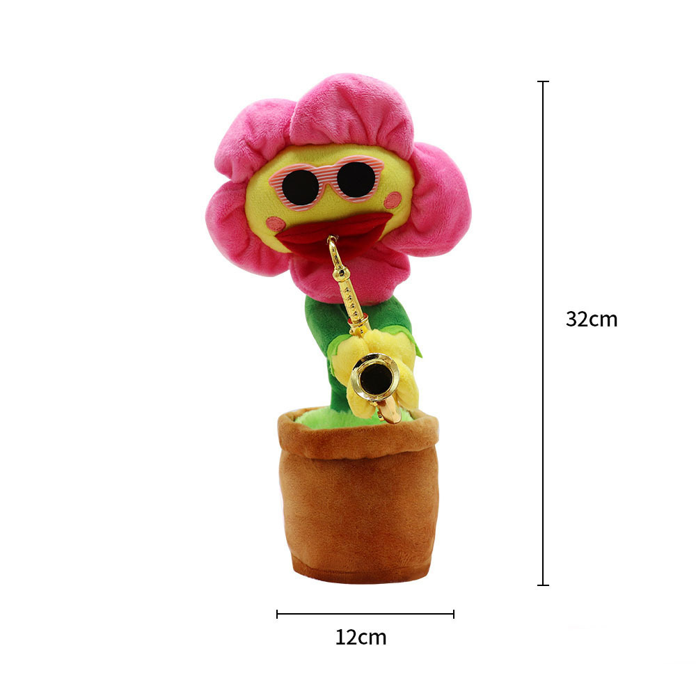 Music Toys Can Sing Record Learn Talk 120 Sings Dance Game Toy Bailarin Singing Back Talking Dancing sunflower