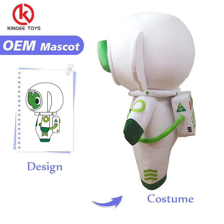 Kinqee animal costume props cartoon elephant mascot costume customized walking effect doll custom mascot costume design