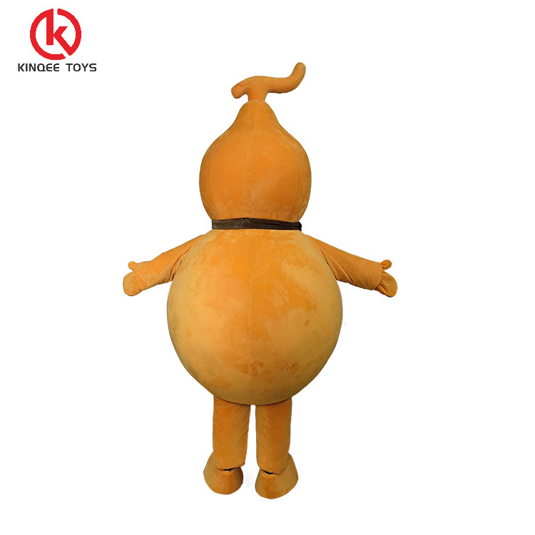 Kinqee animal costume props cartoon gourd character mascot costume customized walking effect doll custom mascot costume design