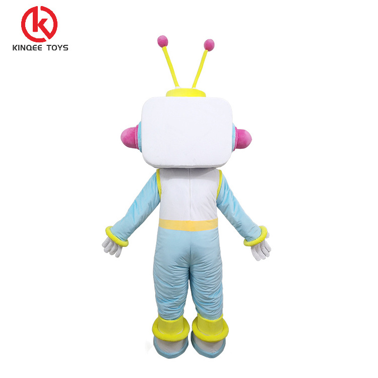 Robot Animal Mascots Customized Adult Alien Golem Mascot Costumes Kinqee Cartoon Cosplay Easter Party Animals & Bugs doll custom