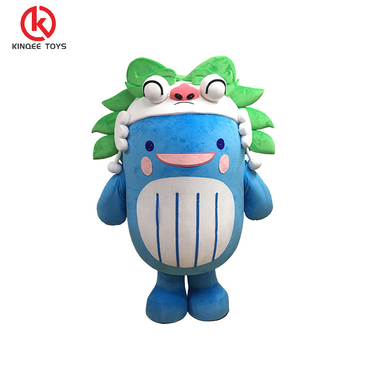 Kinqee Advertising Custom Adult Size Plush Animal Cartoon Mascot Costume Custom Engrave High Quality Mascots Costumes For sale