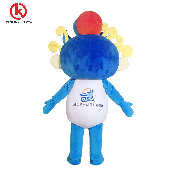 Kinqee Custom made character costume mascot for cosplay Custom Engrave High Quality Mascots Costumes For Party