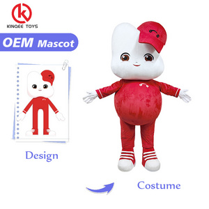 Kinqee Cartoon mascot custom walking effect mascot costume doll Customized mascot design Doll Clothing Character For Party