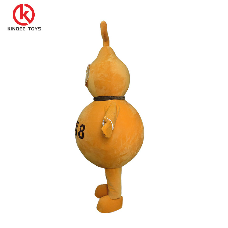 Kinqee animal costume props cartoon gourd character mascot costume customized walking effect doll custom mascot costume design