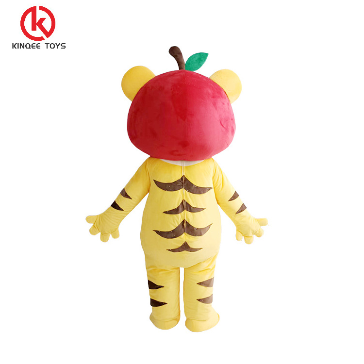 Kinqee Enjoyment Advertising Adults Inflatable Mascot Costume Custom Cartoon Character Custom Tiger Mascots Costumes For Party