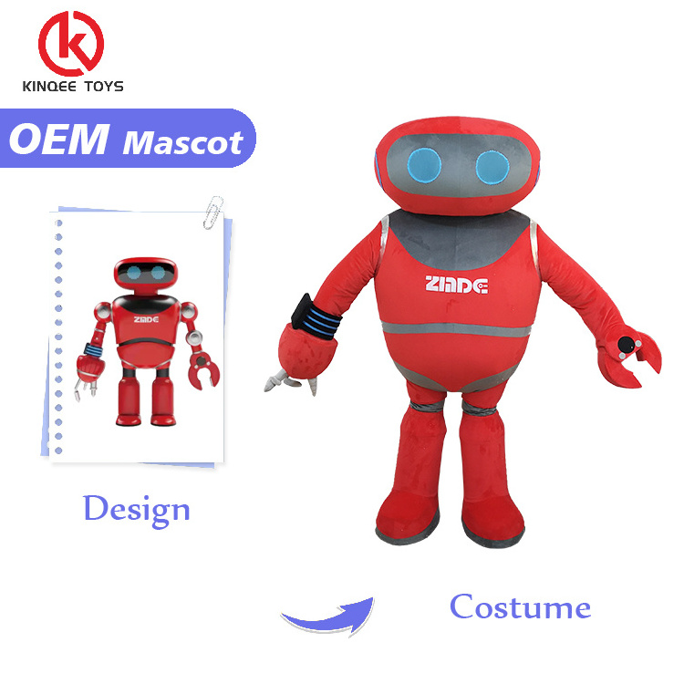 Kinqee Cartoon mascot custom walking effect mascot costume doll Customized mascot design