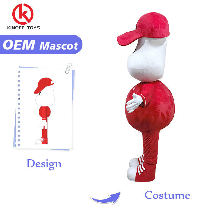 Kinqee Cartoon mascot custom walking effect mascot costume doll Customized mascot design Doll Clothing Character For Party