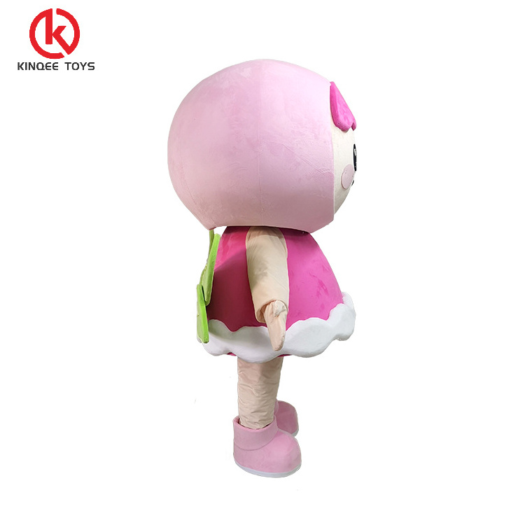 Kinqee Custom Adult Size Animal customized mascot costume Engrave High Quality  cartoon characters costumes for adults