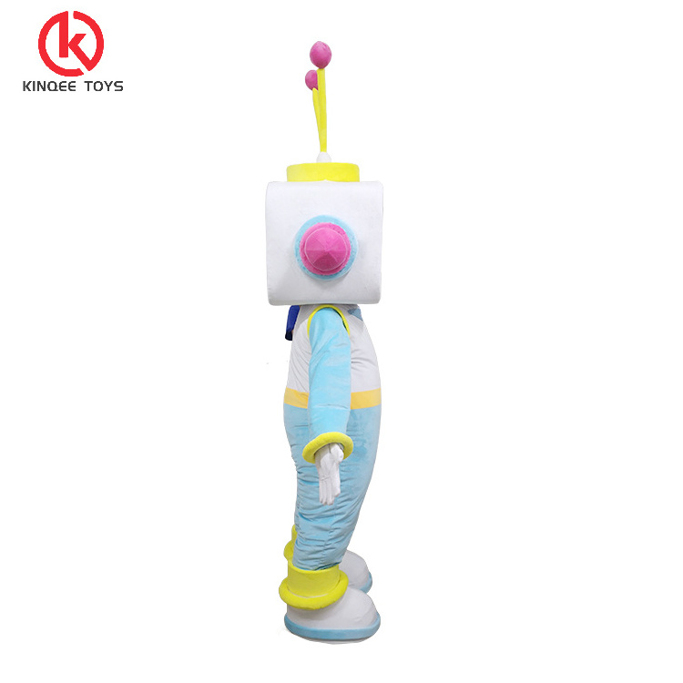 Robot Animal Mascots Customized Adult Alien Golem Mascot Costumes Kinqee Cartoon Cosplay Easter Party Animals & Bugs doll custom