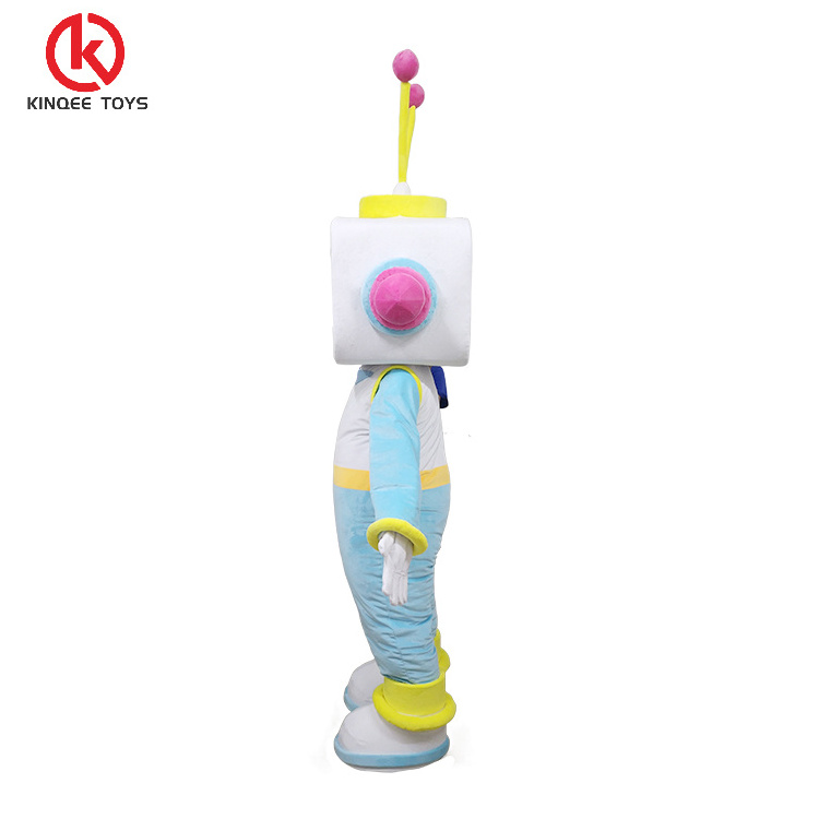 Robot Animal Mascots Customized Adult Alien Golem Mascot Costumes Kinqee Cartoon Cosplay Easter Party Animals & Bugs doll custom