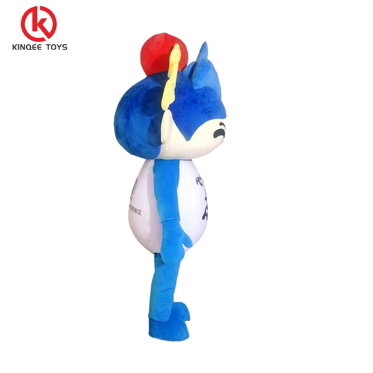 Kinqee Custom made character costume mascot for cosplay Custom Engrave High Quality Mascots Costumes For Party