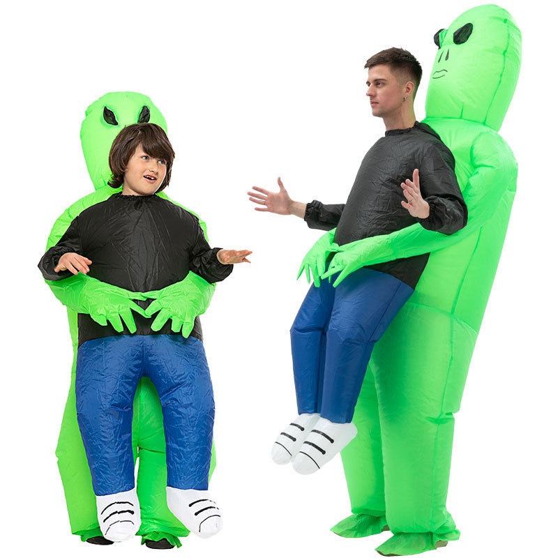 Funny Halloween Party Suppliers Wholesale Inflatable Alien Blow Up Custom Inflatable Halloween Costume For Adults