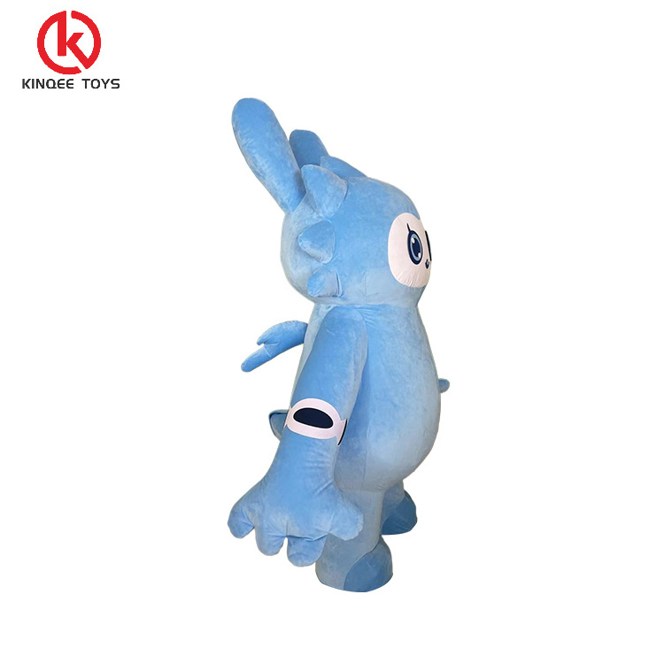 Kinqee Cheap Customized bunny mascot costume cartoon character High quality rabbit mascot costumes for adults