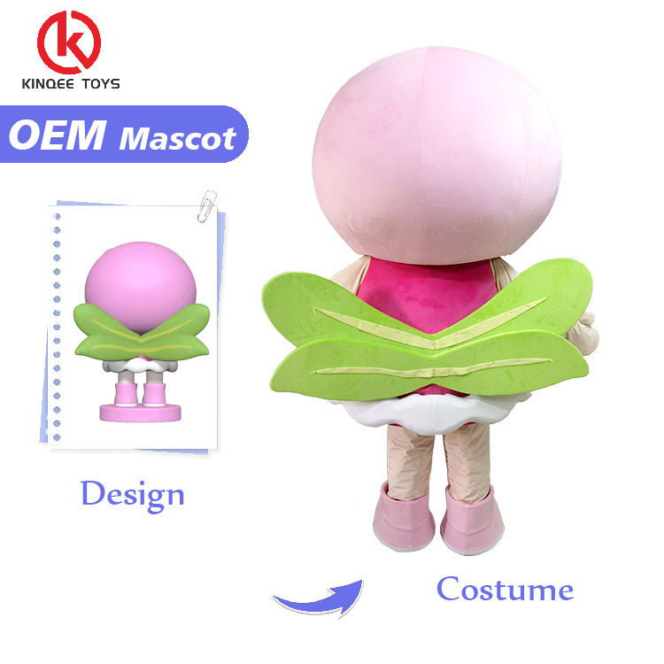 Kinqee Custom Adult Size Animal customized mascot costume Engrave High Quality  cartoon characters costumes for adults