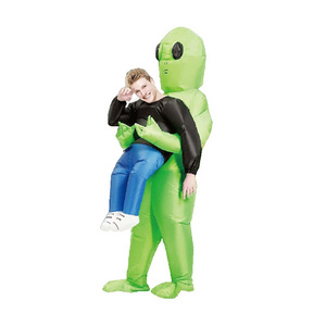 Funny Halloween Party Suppliers Wholesale Inflatable Alien Blow Up Custom Inflatable Halloween Costume For Adults