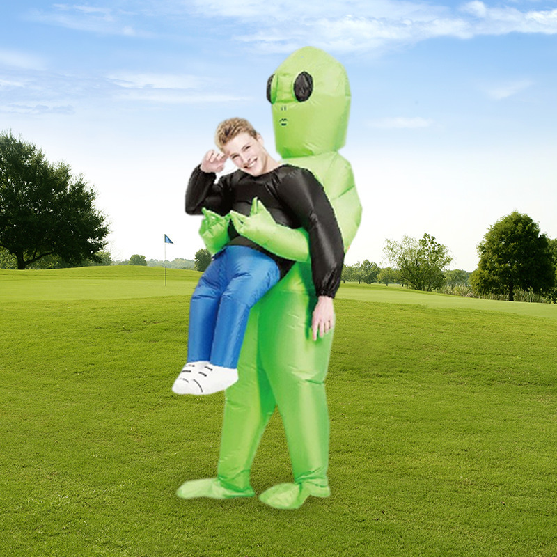 Funny Halloween Party Suppliers Wholesale Inflatable Alien Blow Up Custom Inflatable Halloween Costume For Adults