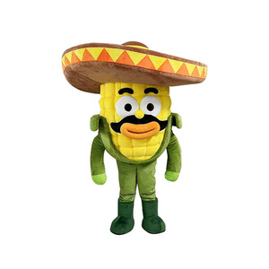 Kinqee Custom Cosplay Unisex Inflatable Cartoon Character Playground Dress up Mascot Costume Adult Corn Costumes