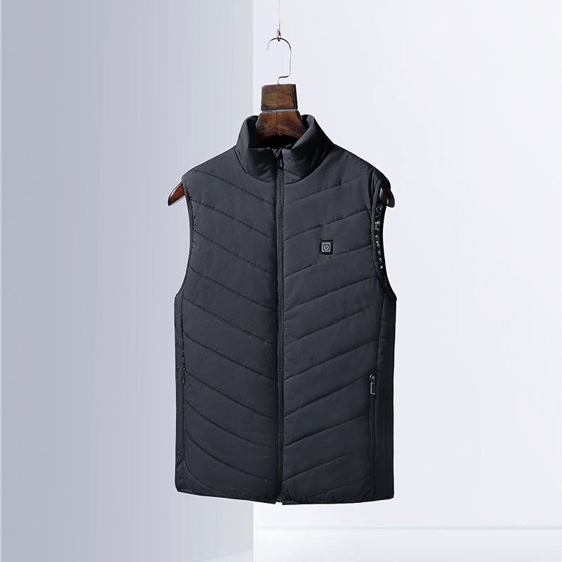 Custom LOGO Fashion Winter Zipper Winter Sleeveless Jacket Quilted Down Waterproof Puffer Men's Vests