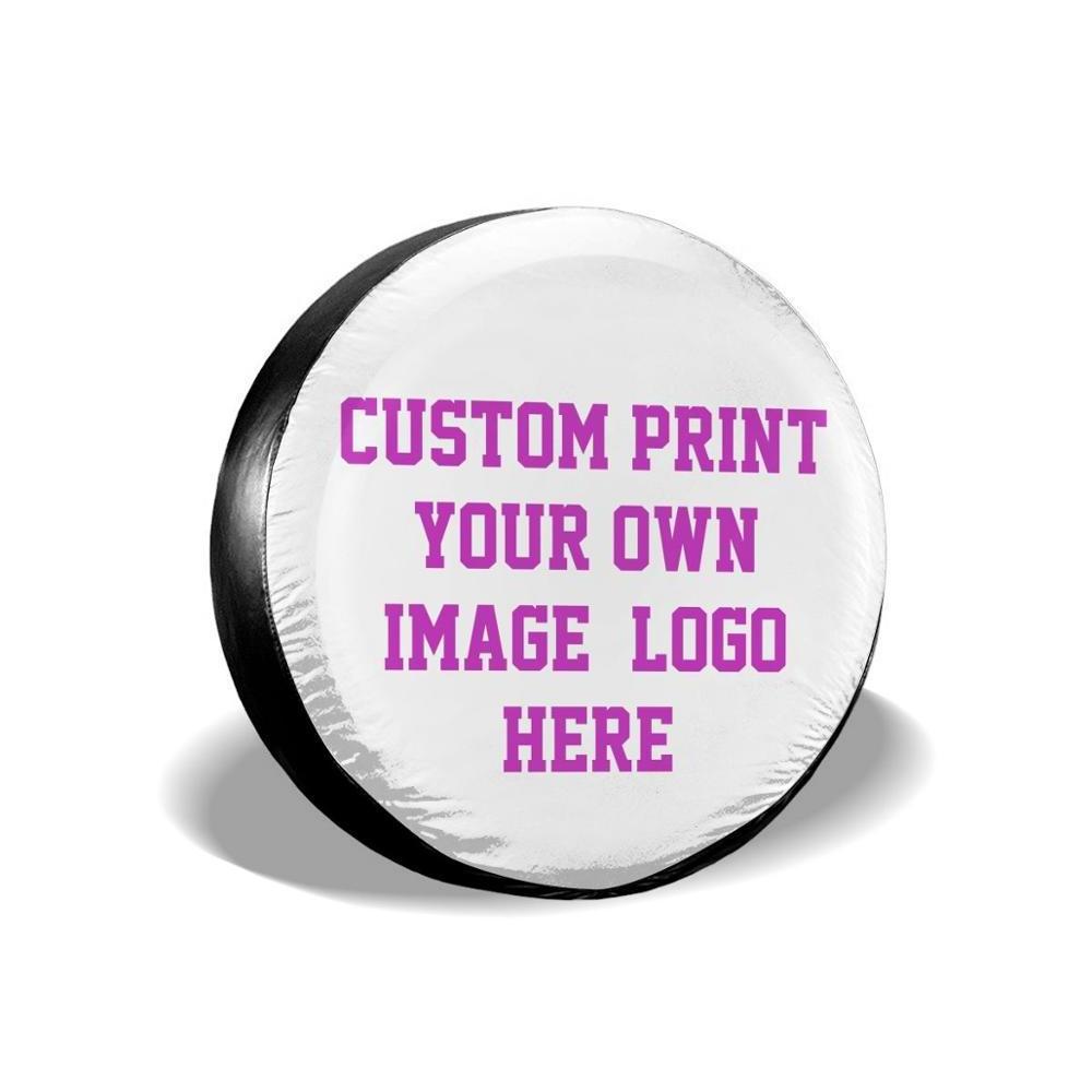 Custom print Polyester spare Tire Cover  for car accessories