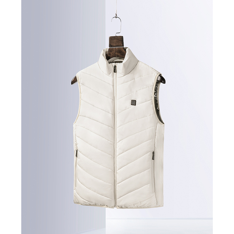 Custom LOGO Fashion Winter Zipper Winter Sleeveless Jacket Quilted Down Waterproof Puffer Men's Vests