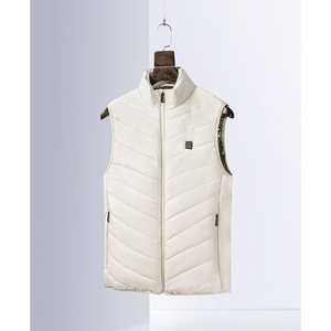 Custom LOGO Fashion Winter Zipper Winter Sleeveless Jacket Quilted Down Waterproof Puffer Men's Vests