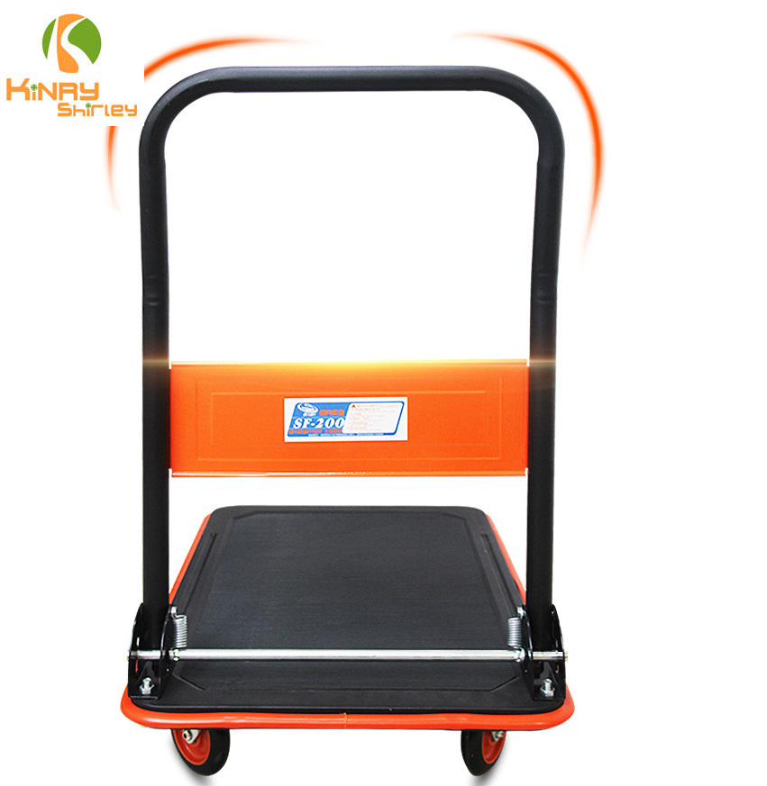 Folding Moving Platform Hand Truck with 360 Degree Swivel Wheels 660lb Weight Capacity for Loading Push Dolly Platform han Cart