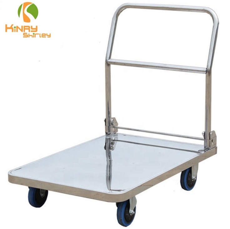 Stainless Steel Heavy Duty Folding hand truck with ph200 ph400 ph600 Foldable Hand Trolley Push Cart