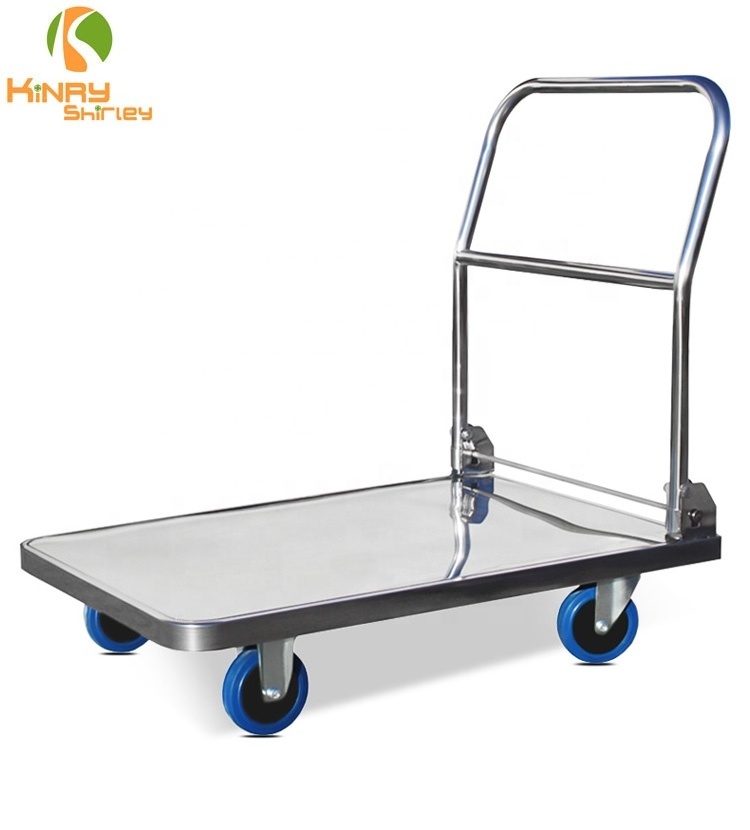 Stainless Steel Heavy Duty Folding hand truck with ph200 ph400 ph600 Foldable Hand Trolley Push Cart