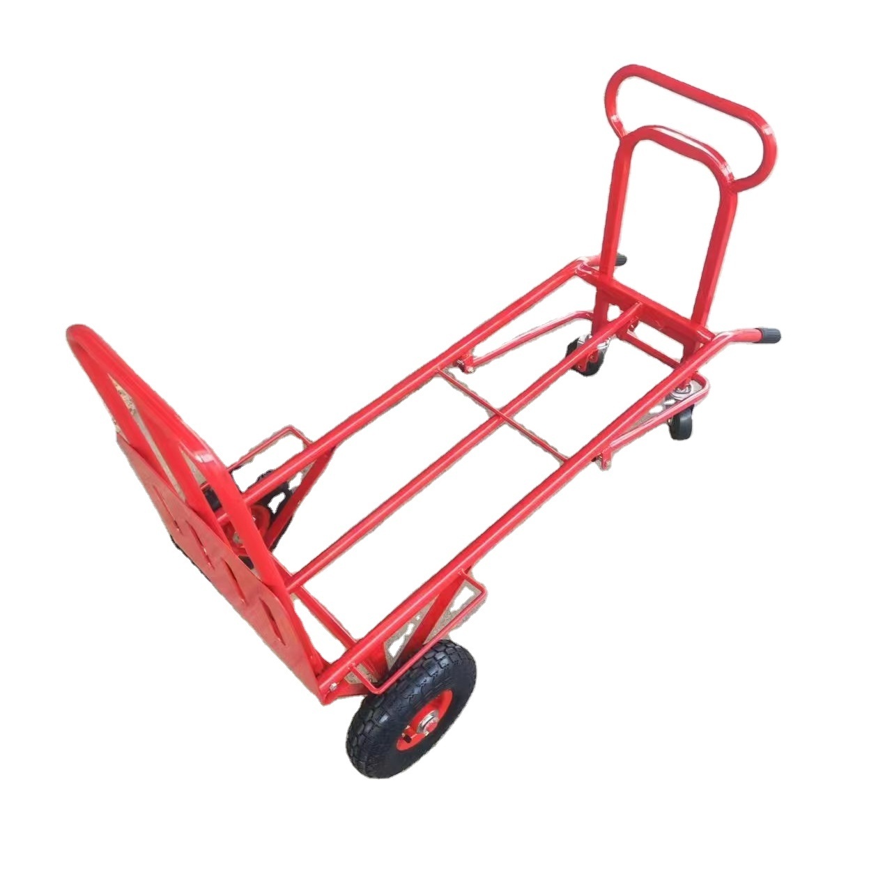 Direct factory plastic handle grip heavy load hand Sack Hand Truck Gas Cylinder moving cart trolley on sale