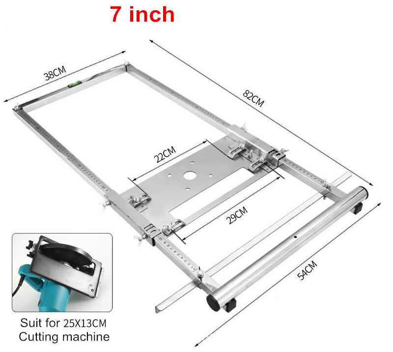 7 inch saw guide electricity circular saw edge guide position cutting wood board tool wood trimming machine for small size