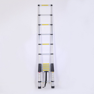 3.2m 10.5ft Household telescopic ladder lifting staircase folding straight aluminum alloy engineering ladder 11 steps