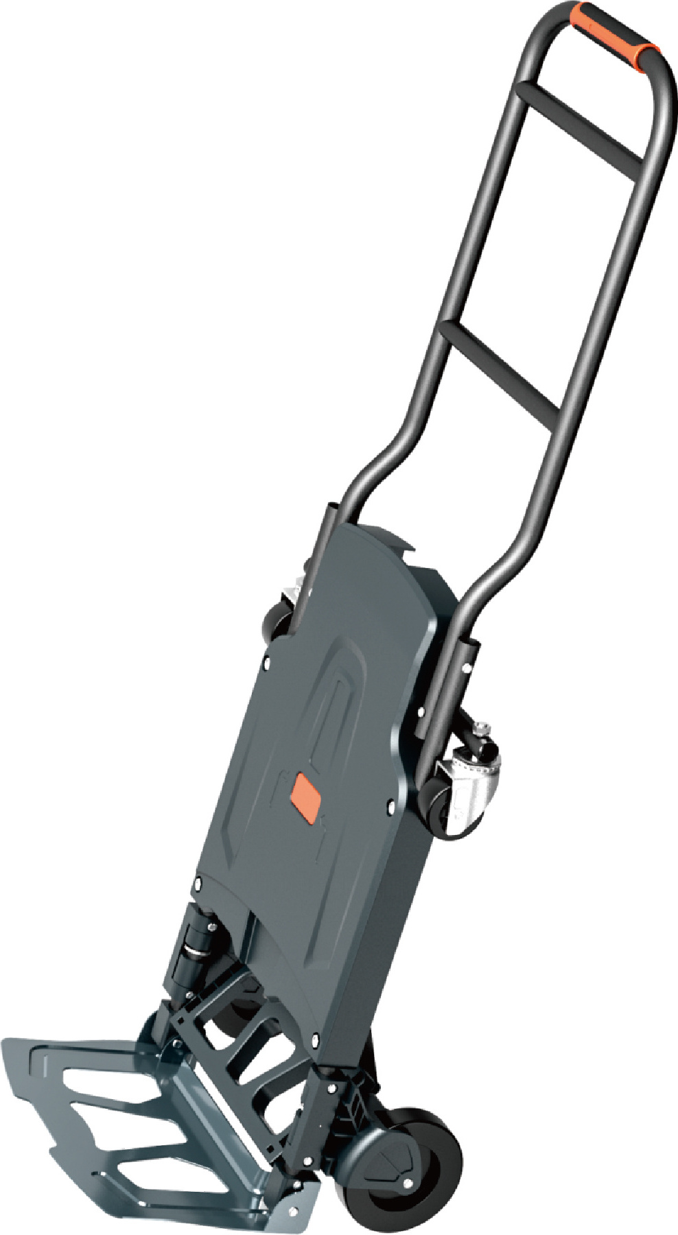 2 in 1 trolley 120KG Capacity Multi-Position Folding Hand Truck platform trolley multifunction hand cart