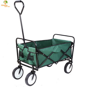 garden camping Outdoor beach kids foldable trolley cart 4 Universal Wheels folding baby Utility Wagon