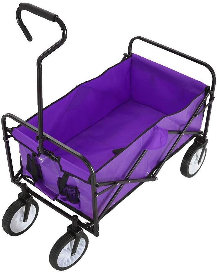 garden camping Outdoor beach kids foldable trolley cart 4 Universal Wheels folding baby Utility Wagon