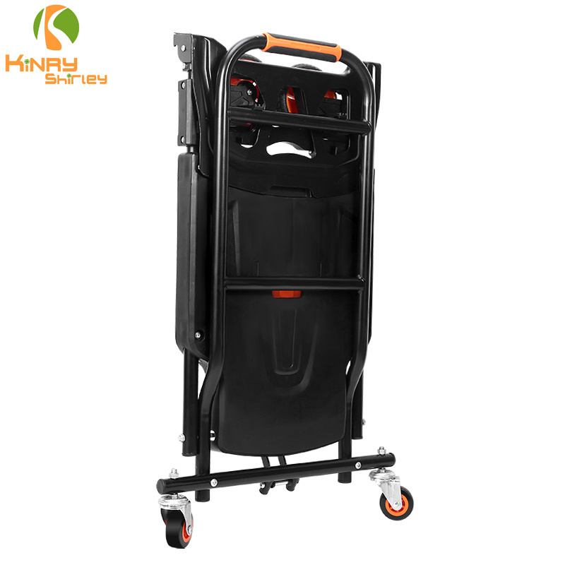 2 in 1 trolley 120KG Capacity Multi-Position Folding Hand Truck platform trolley multifunction hand cart