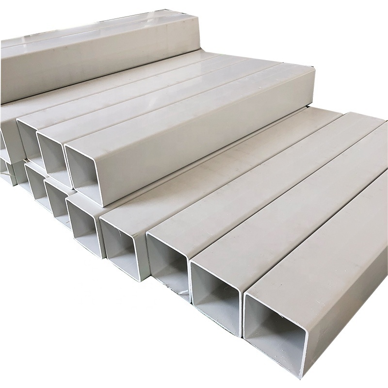 Wholesale 4 inch pvc square rectangular pipe tube 100mm*50mm