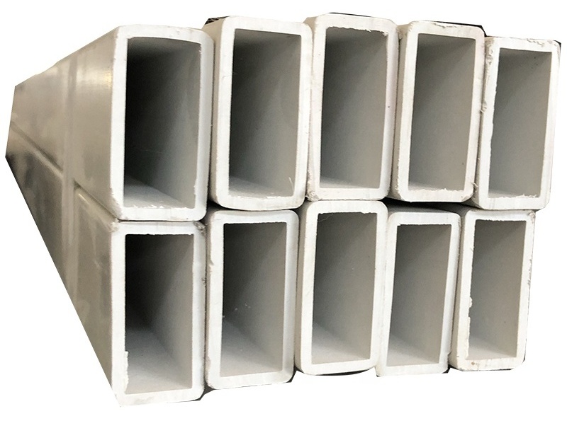 Wholesale 4 inch pvc square rectangular pipe tube 100mm*50mm