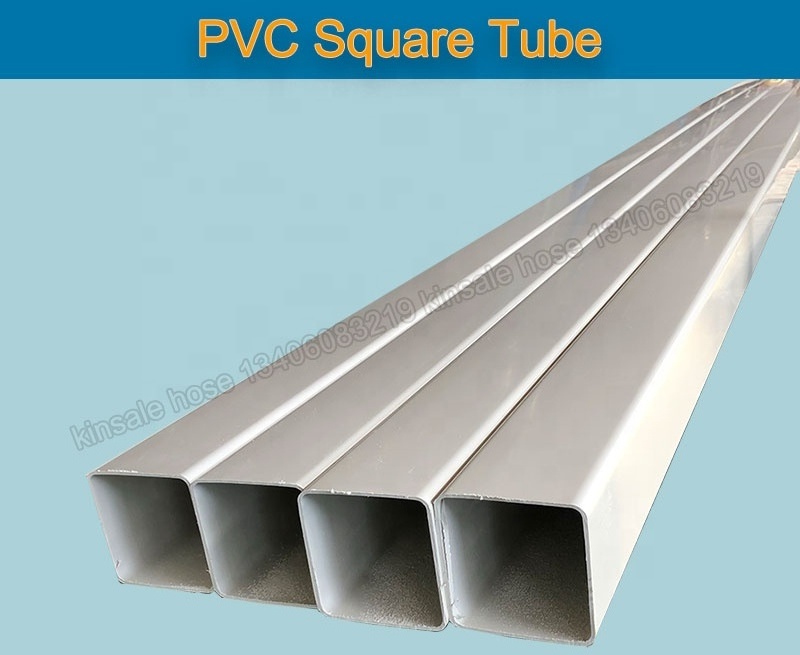 Large diameter sizes plastic rectangular square PVC drainage pipe