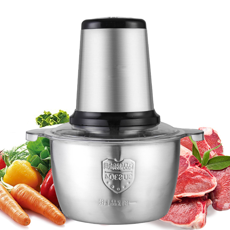 Kinscoter Multi-Function Food Processing 3 Blades Meat Mincer Portable Meat Grinder Kitchen Food Processor