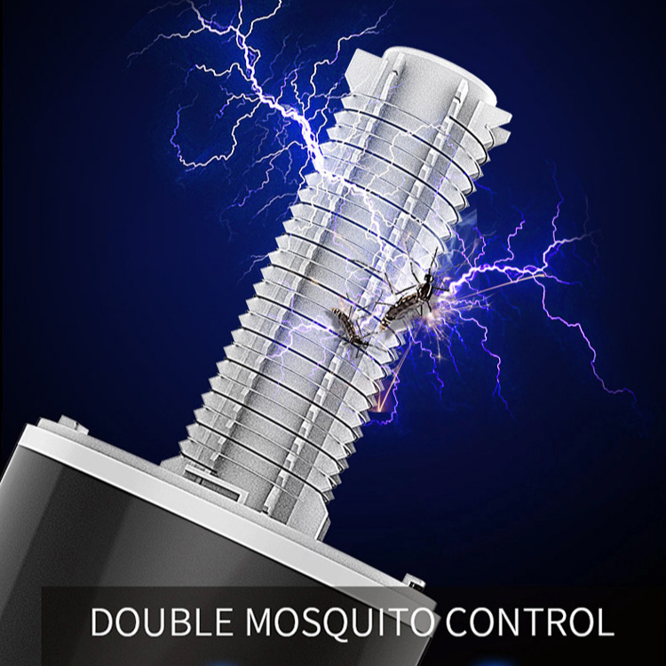 Kinscoter Electric Thunder Portable Pest Control Mosquito Killer Trap Lamp Outdoor Rechargeable With Night Light