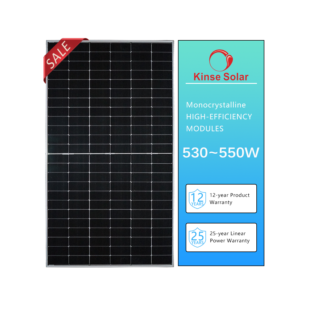 High efficiency solar panel Half Cut solar power panel 550w Factory Supply