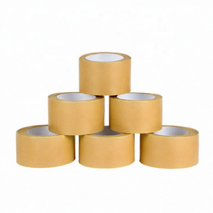 New Product Self Adhesive Custom Sealing Gummed Glue Packing Carton Brown Kraft Paper Tape