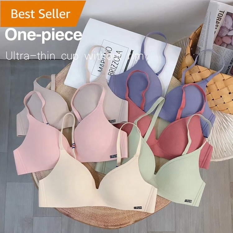 Factory Direct Sales One Piece Comfortable  Seamless Wireless Push Up Young Girls Ladies Bra