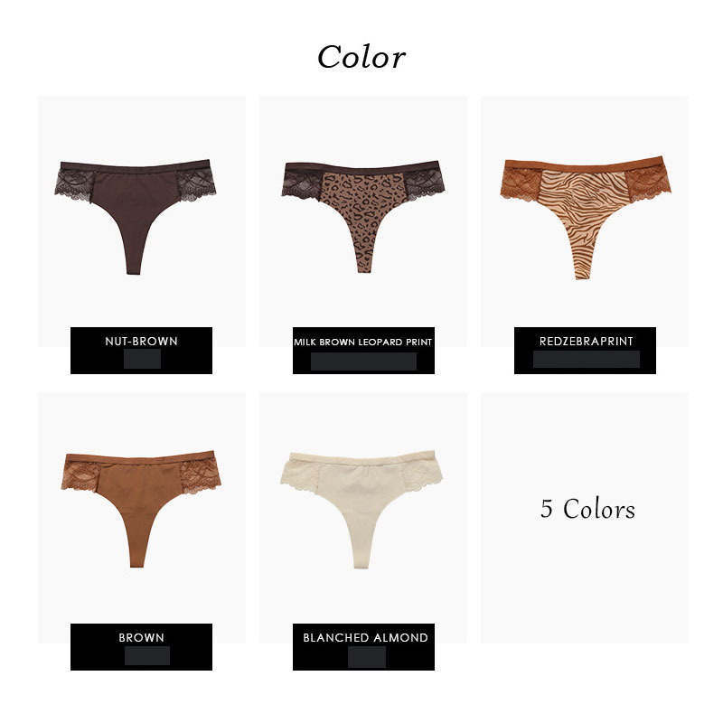 Factory Supply Low Waist Lace Panties Underwear Briefs Thong G Strings Tanga For Ladies Women