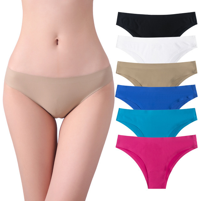 Hot Women's Seamless Underwear Briefs Mature Cool Classic Cotton Fitness Thick Mid Waist Panties