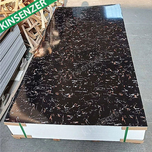 Wholesale Plastic PVC material high gloss laminas de pvc marmoladas uv marble 3mm Pvc Sheet For Wall Decoration