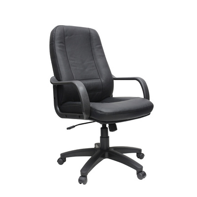 Heavy Duty Classic PU Leather Chairs DUKE Medium Back Swivel Office Chair with Wheels