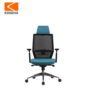 white executive heavy duty ergonomic mechanism luxury office executive leather chair for small spaces